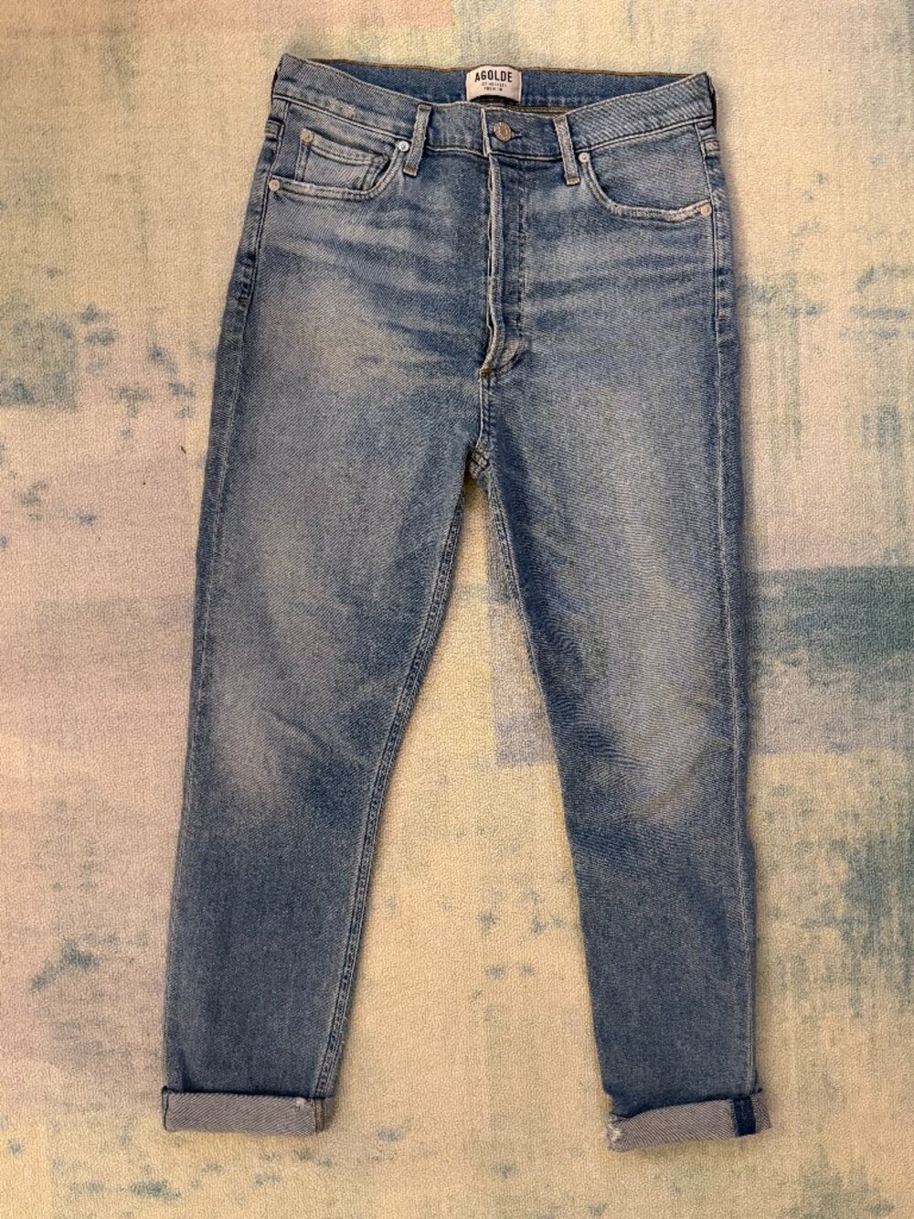 AGOLDE Nico Jean High Rise Jeans Vintage Denim Style NWOT
